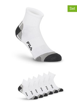 Fila Skarpety (6 par) w kolorze białym ze sklepu Limango Polska w kategorii Skarpetki męskie - zdjęcie 187725939
