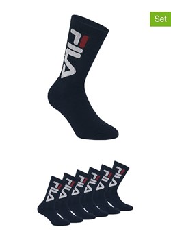 Fila Skarpety (6 par) w kolorze granatowym do tenisa ze sklepu Limango Polska w kategorii Skarpetki męskie - zdjęcie 187726117