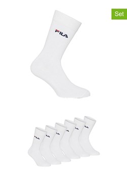 Fila Skarpety (6 par) w kolorze białym ze sklepu Limango Polska w kategorii Skarpetki męskie - zdjęcie 187726126