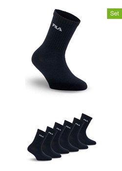Fila Skarpety (6 par) w kolorze czarnym ze sklepu Limango Polska w kategorii Skarpetki dziecięce - zdjęcie 187726148
