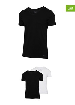 Fila Koszulki (2 szt.) w kolorze czarnym i białym ze sklepu Limango Polska w kategorii T-shirty męskie - zdjęcie 187726325