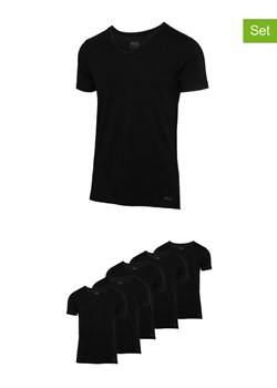 Fila Koszulki (5 szt.) w kolorze czarnym ze sklepu Limango Polska w kategorii T-shirty męskie - zdjęcie 187726378