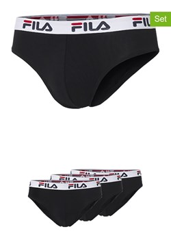 Fila Slipy (3 pary) w kolorze czarnym ze sklepu Limango Polska w kategorii Majtki męskie - zdjęcie 187726587
