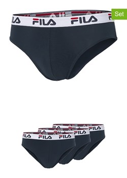 Fila Slipy (3 pary) w kolorze granatowym ze sklepu Limango Polska w kategorii Majtki męskie - zdjęcie 187726599