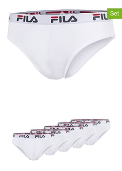 Fila Slipy (5 par) w kolorze białym ze sklepu Limango Polska w kategorii Majtki męskie - zdjęcie 187726607
