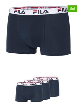 Fila Bokserki (3 pary) w kolorze granatowym ze sklepu Limango Polska w kategorii Majtki męskie - zdjęcie 187726648