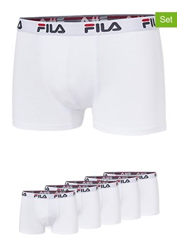 Fila Bokserki (5 par) w kolorze białym ze sklepu Limango Polska w kategorii Majtki męskie - zdjęcie 187726666