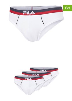 Fila Slipy (3 pary) w kolorze białym ze sklepu Limango Polska w kategorii Majtki męskie - zdjęcie 187726697