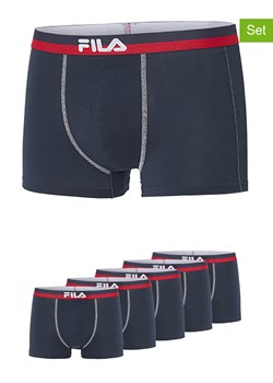 Fila Bokserki (5 par) w kolorze granatowym ze sklepu Limango Polska w kategorii Majtki męskie - zdjęcie 187726718