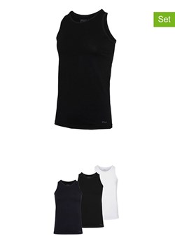 Fila Podkoszulki (3 szt.) w kolorze czarnym, białym i granatowym ze sklepu Limango Polska w kategorii Podkoszulki męskie - zdjęcie 187726746