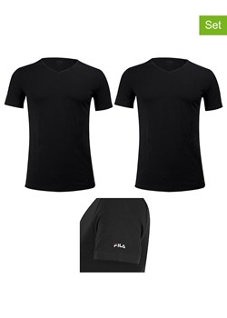 Fila Koszulki (2 szt.) w kolorze czarnym ze sklepu Limango Polska w kategorii T-shirty męskie - zdjęcie 187726798