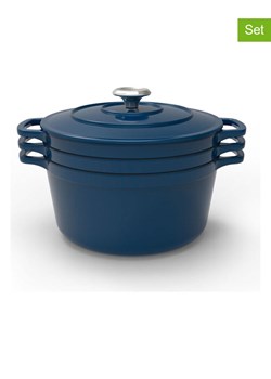 Brandt 8-częściowy zestaw w kolorze niebieskim - Ø 25 cm ze sklepu Limango Polska w kategorii Garnki - zdjęcie 187726875