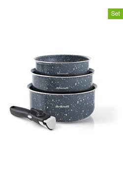 Brandt 4-częściowy zestaw w kolorze niebieskim ze sklepu Limango Polska w kategorii Garnki - zdjęcie 187726979