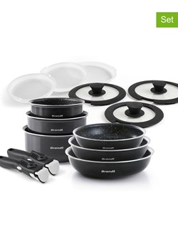 Brandt 14-częściowy zestaw w kolorze czarnym ze sklepu Limango Polska w kategorii Garnki - zdjęcie 187727028