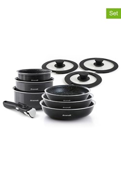 Brandt 10-częściowy zestaw w kolorze czarnym ze sklepu Limango Polska w kategorii Garnki - zdjęcie 187727067