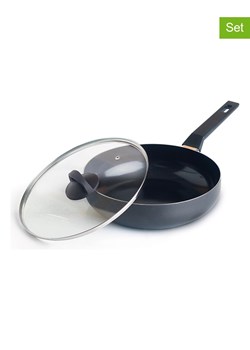 Brandt 2-częściowy zestaw w kolorze czarnym - Ø 28 cm ze sklepu Limango Polska w kategorii Garnki - zdjęcie 187727149