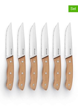 Brandt Noże (6 szt.) w kolorze jasnobrązowym do steków - dł. 24,5 cm ze sklepu Limango Polska w kategorii Noże kuchenne - zdjęcie 187727358