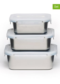 Brandt Pojemniki (3 szt.) w kolorze srebrnym ze sklepu Limango Polska w kategorii Pojemniki kuchenne - zdjęcie 187727389