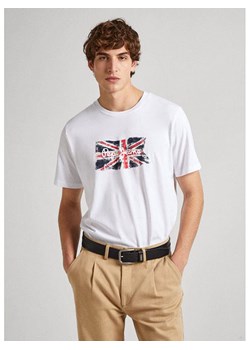 Pepe Jeans Koszulka &quot;Clag&quot; w kolorze białym ze sklepu Limango Polska w kategorii T-shirty męskie - zdjęcie 187727817