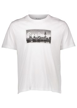 Pepe Jeans Koszulka w kolorze białym ze sklepu Limango Polska w kategorii T-shirty męskie - zdjęcie 187727955