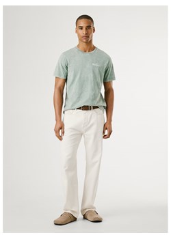 Pepe Jeans Koszulka w kolorze zielonym ze sklepu Limango Polska w kategorii T-shirty męskie - zdjęcie 187728008