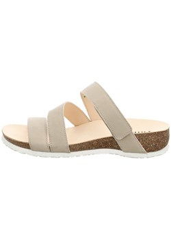 Think! Skórzane klapki w kolorze beżowym ze sklepu Limango Polska w kategorii Klapki damskie - zdjęcie 187728826