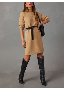 LA Angels Sukienka dzianinowa w kolorze jasnobrązowym ze sklepu Limango Polska w kategorii Sukienki - zdjęcie 187731387