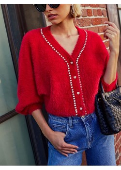 LA Angels Kardigan w kolorze czerwonym ze sklepu Limango Polska w kategorii Swetry damskie - zdjęcie 187733366