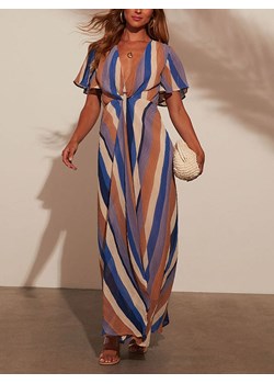 LA Angels Sukienka w kolorze niebiesko-karmelowym ze sklepu Limango Polska w kategorii Sukienki - zdjęcie 187734326