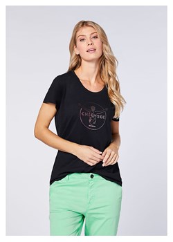 Chiemsee Koszulka &quot;Taormina&quot; w kolorze czarnym ze wzorem ze sklepu Limango Polska w kategorii Bluzki damskie - zdjęcie 187737239