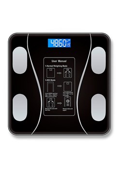 DAM Waga łazienkowa w kolorze czarnym ze sklepu Limango Polska w kategorii Akcesoria łazienkowe - zdjęcie 187738685