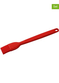 Dr. Oetker Silikonowe pędzle cukiernicze (2 szt.) w kolorze czerwonym - 25 x 3,5 cm ze sklepu Limango Polska w kategorii Akcesoria do pieczenia - zdjęcie 187738787
