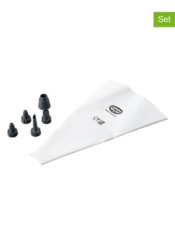 Dr. Oetker Rękaw cukierniczy &quot;Classic&quot; w kolorze biało-szarym - 31 x 18 cm ze sklepu Limango Polska w kategorii Akcesoria do pieczenia - zdjęcie 187738977