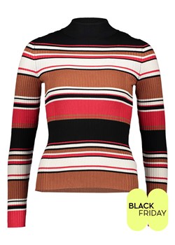 ESPRIT Sweter w kolorze czarno-czerwono-jasnobrązowym ze sklepu Limango Polska w kategorii Swetry damskie - zdjęcie 187741058