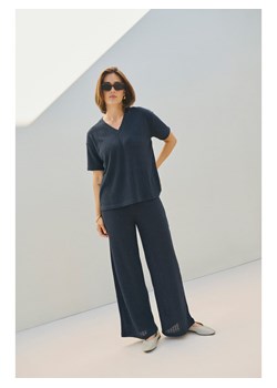 Kaffe Koszulka dzianinowa w kolorze granatowym ze sklepu Limango Polska w kategorii Bluzki damskie - zdjęcie 187742229