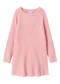 name it Sukienka dzianinowa &quot;Rikine&quot; w kolorze jasnoróżowym ze sklepu Limango Polska w kategorii Sukienki dziewczęce - zdjęcie 187743898