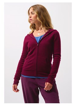 AUTHENTIC CASHMERE Kaszmirowy kardigan &quot;Colombis&quot; w kolorze bordowym ze sklepu Limango Polska w kategorii Swetry damskie - zdjęcie 187743955