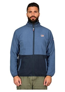 Geographical Norway Kurtka polarowa "Touki" w kolorze granatowo-niebieskim ze sklepu Limango Polska w kategorii Bluzy męskie - zdjęcie 187744255