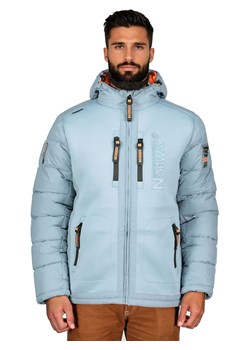 Geographical Norway Kurtka puchowa &quot;Beachwood&quot; w kolorze błękitnym ze sklepu Limango Polska w kategorii Kurtki męskie - zdjęcie 187744269