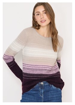 Cecil Sweter w kolorze beżowo-fioletowym ze sklepu Limango Polska w kategorii Swetry damskie - zdjęcie 187745135