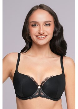 Ava 2256 Asielle biustonosz usztywniany, koronkowe wykończenia black ze sklepu kontri.pl w kategorii Biustonosze - zdjęcie 187745589