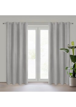 ZASŁONA GOTOWA NITA 140 X 250 CM STALOWY ze sklepu lenaodniemowlakadoszkolniaka.pl w kategorii Zasłony - zdjęcie 187746035