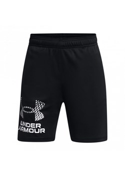Chłopięce spodenki treningowe Under Armour UA Tech Logo Shorts - czarne ze sklepu Sportstylestory.com w kategorii Spodenki chłopięce - zdjęcie 187746249