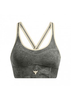 Biustonosz treningowy Under Armour Project Rock LG LL Infty Bra Pt - szary ze sklepu Sportstylestory.com w kategorii Biustonosze - zdjęcie 187746267