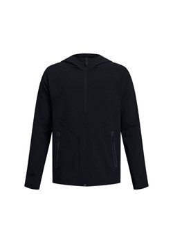 Chłopięca bluza treningowa rozpinana z kapturem Under Armour UA B Unstoppable Full Zip - czarna ze sklepu Sportstylestory.com w kategorii Bluzy męskie - zdjęcie 187746435
