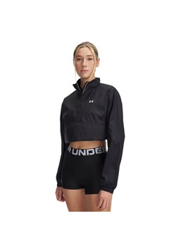 Damska kurtka treningowa Under Armour UA Rival Woven HZ Anorak - czarna ze sklepu Sportstylestory.com w kategorii Kurtki damskie - zdjęcie 187746466