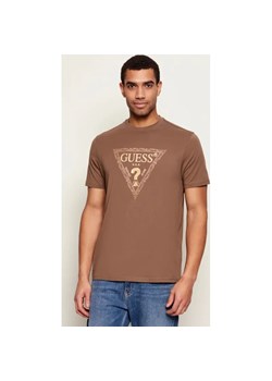 GUESS T-shirt GOLDEN TRIANGLE | Regular Fit ze sklepu Gomez Fashion Store w kategorii T-shirty męskie - zdjęcie 187747595