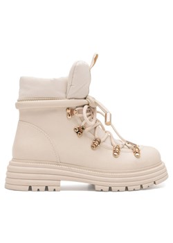Trzewiki DeeZee LEDA WS6126-09 Beżowy ze sklepu eobuwie.pl w kategorii Botki - zdjęcie 187747705