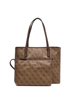 Guess Torebka Victtoria HWESG9 51428 Brązowy ze sklepu MODIVO w kategorii Torby Shopper bag - zdjęcie 187747926