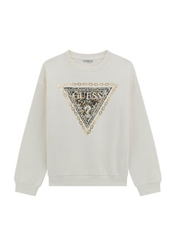 Guess Bluza J5BQ00 KAV34 Biały Regular Fit ze sklepu MODIVO w kategorii Bluzy chłopięce - zdjęcie 187747929